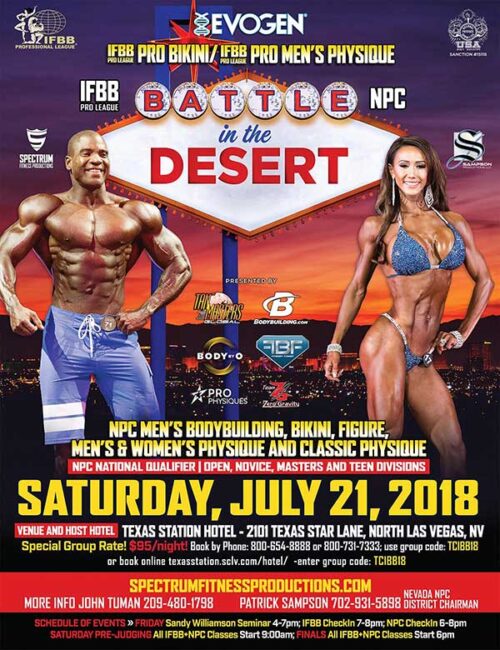 2018 IFBB Pro League/NPC Battle In The Desert