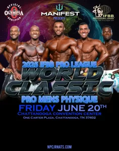 2025 World Classic Pro Mens Physique